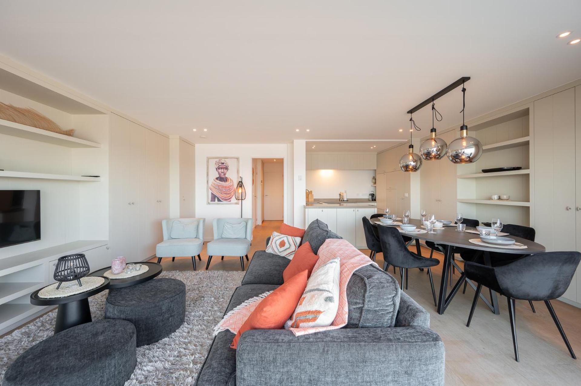 7E Verdiep Appartement Op De Zeedijk In Knokke Voor Max 6 Personen エクステリア 写真